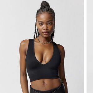 Urban Outfitters Hailey Seamless Plunge Bra Top